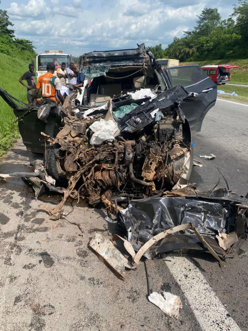 Accident sur l'autoroute du nord PK 109