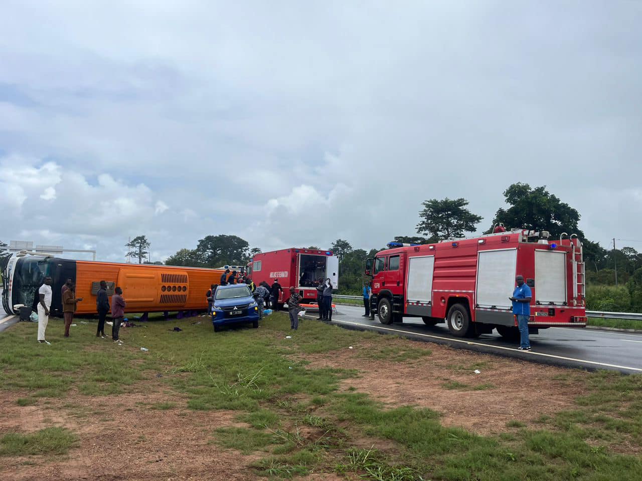 Accident de la circulation sur la route de Tiebissou