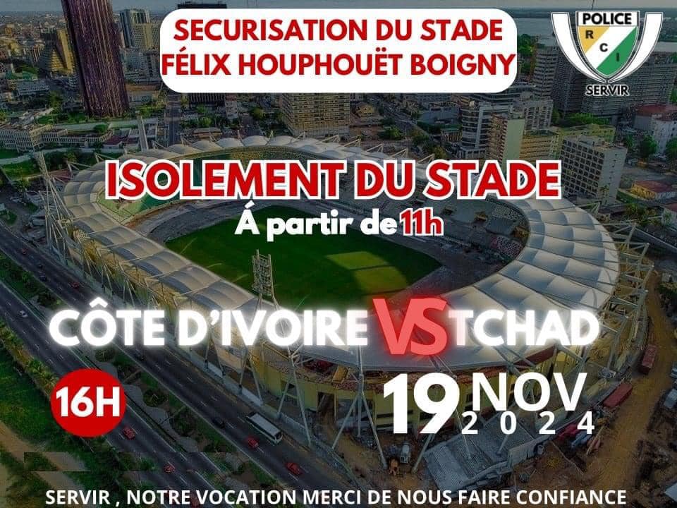 Match Côte d'Ivoire - Tchad